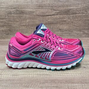 Brooks Glycerin 13 Women's Size 8.5 B Pink Teal Running Shoes (1201971B661)